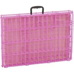Frisco Fold & Carry Single Door Collapsible Wire Dog Crate, Pink -Chewy Store 160806 PT5. AC SS1800 V1561066320