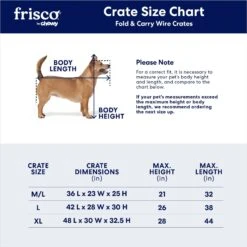 Frisco Fold & Carry Single Door Collapsible Wire Dog Crate & Mat Kit -Chewy Store 212620 PT2. AC SS1800 V1672870099