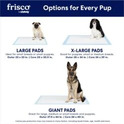 Frisco Premium Giant Printed Dog Training & Potty Pads, 27.5 X 44-in, Unscented -Chewy Store 227472 PT3. AC SS1800 V1674665221