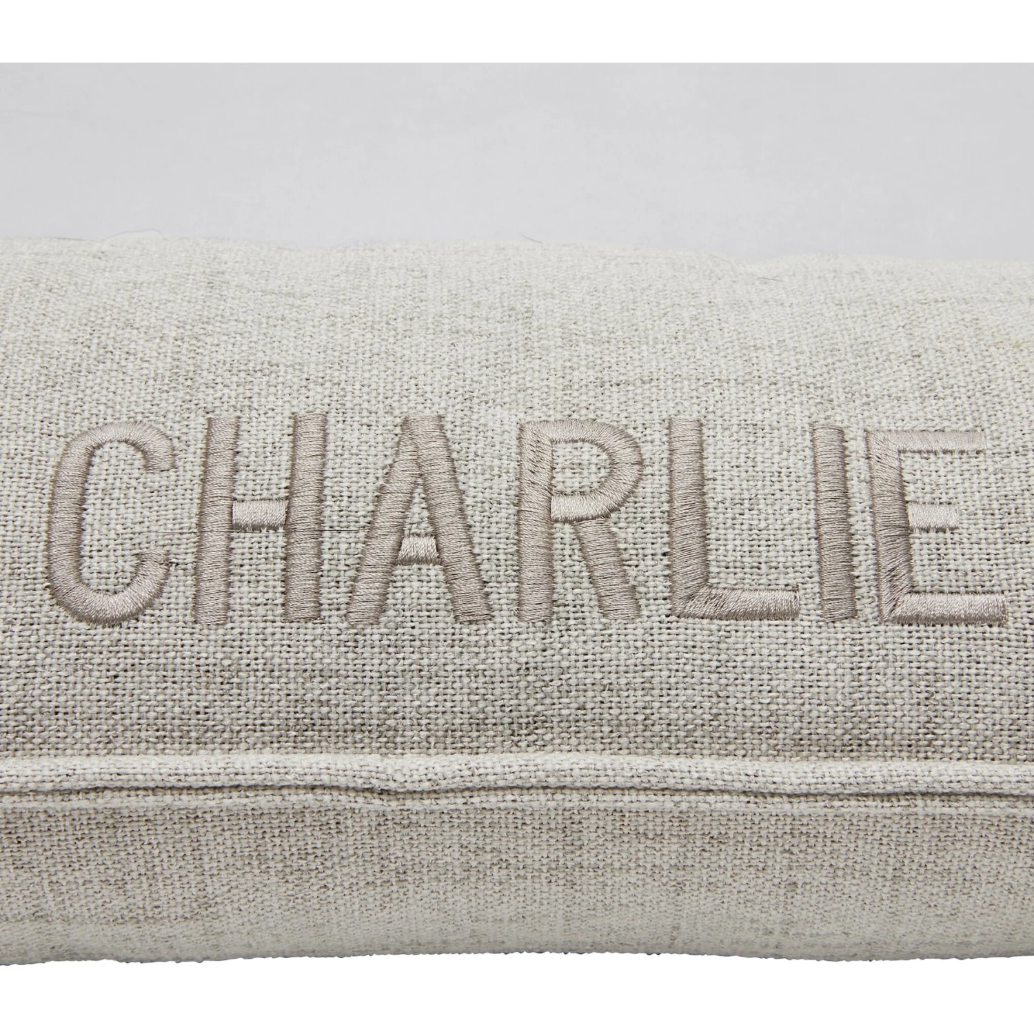 Frisco Orthopedic Personalized Bolster Dog Bed W/Removable Cover, Light Gray 6 Frisco Orthopedic Personalized Bolster Dog Bed W/Removable Cover, Light Gray - Image 5