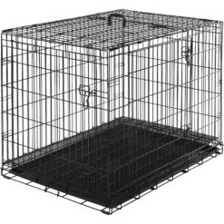 Frisco Heavy Duty All-in-1 Multi-Stage 3 Door Collapsible Wire Dog Crate -Chewy Store 247915 PT7. AC SS1800 V1611872185
