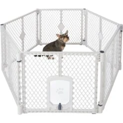 Frisco 6-Panel Plastic Exercise Dog Playpen, Light Gray 12 Frisco 6-Panel Plastic Exercise Dog Playpen, Light Gray -Chewy Store 252045 PT2. AC SS1800 V1611089724