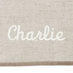 Frisco Faux Linen Personalized Dog & Cat Blanket, Beige, Large -Chewy Store 252621 PT5. AC SS1800 V1604701024