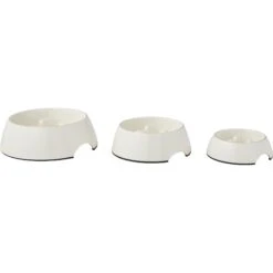 Frisco Melamine Slow Feed Dog & Cat Bowl With Gold Trim -Chewy Store 253066 PT6. AC SS1800 V1616597866