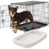 Frisco Fold & Carry Single Door Collapsible Wire Dog Crate & Frisco Quilted Dog Crate Mat -Chewy Store 255493 MAIN. AC SS1800 V1603545084