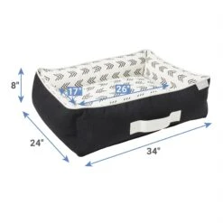Frisco Indoor/Outdoor Modern Cuddler Bolster Cat & Dog Bed 8 Frisco Indoor/Outdoor Modern Cuddler Bolster Cat & Dog Bed -Chewy Store 262146 PT1. AC SS1800 V1619643963