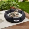 Frisco Indoor/Outdoor Deep Dish Cuddler Bolster Cat & Dog Bed -Chewy Store 262150 MAIN. AC SS1800 V1619807932