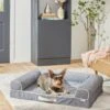 Frisco Chambray Orthopedic Sofa Bolster Dog Bed W/Removable Cover 1 Frisco Chambray Orthopedic Sofa Bolster Dog Bed W/Removable Cover -Chewy Store 270907 MAIN. AC SS1800 V1626881662
