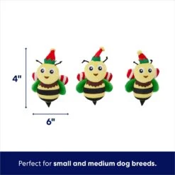 Frisco Holiday Bee Merry Hide & Seek Puzzle Plush Squeaky Dog Toy 10 Frisco Holiday Bee Merry Hide & Seek Puzzle Plush Squeaky Dog Toy -Chewy Store 287099 PT2. AC SS1800 V1695044345
