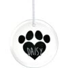 Frisco Paw Glass Personalized Ornament 2 Frisco Paw Glass Personalized Ornament -Chewy Store 295083 MAIN. AC SS1800 V1630332976