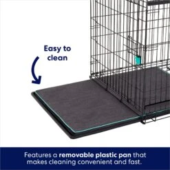 Frisco Heavy Duty Enhanced Lock Sliding Double Door Fold & Carry Wire Dog Crate & Mat Kit 12 Frisco Heavy Duty Enhanced Lock Sliding Double Door Fold & Carry Wire Dog Crate & Mat Kit -Chewy Store 297461 PT4. AC SS1800 V1633115628