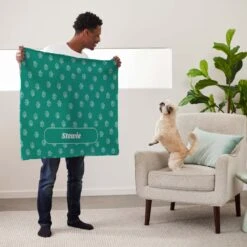 Frisco Personalized Paws Sherpa Cat & Dog Blanket, 30" X 40" -Chewy Store 303840 PT5. AC SS1800 V1637609559