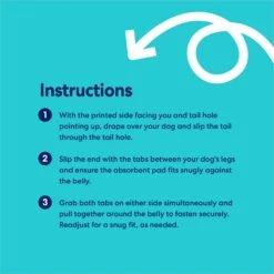 Frisco Washable Female Diaper 12 Frisco Washable Female Diaper -Chewy Store 315702 PT4. AC SS1800 V1699297906