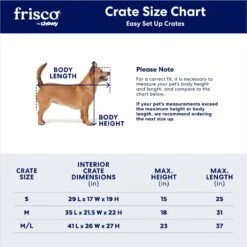 Frisco Easy Set-Up Wood Furniture Style Dog Crates 13 Frisco Easy Set-Up Wood Furniture Style Dog Crates -Chewy Store 363840 PT2. AC SS1800 V1685459494