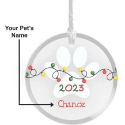 Frisco "Holiday Lights" Round Shaped Personalized Ornament 13 Frisco "Holiday Lights" Round Shaped Personalized Ornament -Chewy Store 582638 PT4. AC SS1800 V1697131932