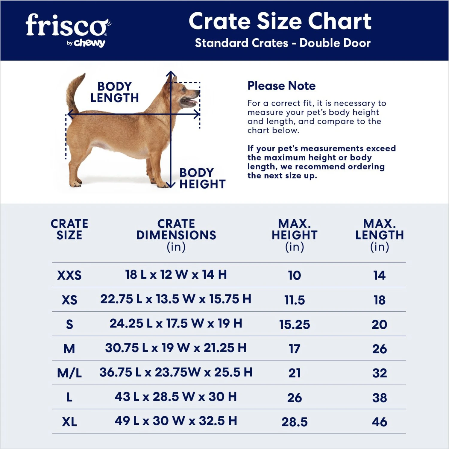Frisco Fold & Carry Double Door Collapsible Wire Dog Crate 5 Frisco Fold & Carry Double Door Collapsible Wire Dog Crate - Image 3